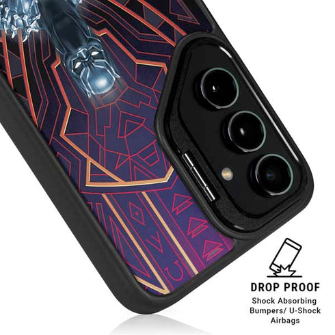 Marvel Black Panther Wakanda Salute Galaxy S25 Ultra Kickstand Case